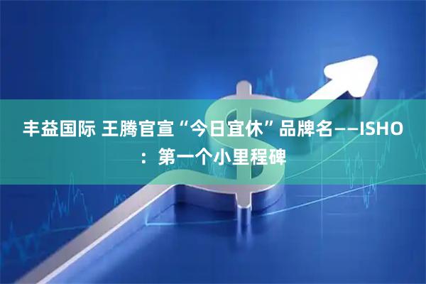 丰益国际 王腾官宣“今日宜休”品牌名——ISHO：第一个小里程碑